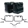 Set black/black Cult canvas panniers + frames Unit Garage BMW R 12 GS - 40/50 liters
