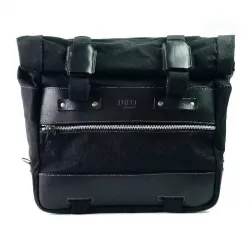 Paire de sacoches toile Cult noire/noire + cadres Unit Garage BMW R 12 GS - 40/50 litres