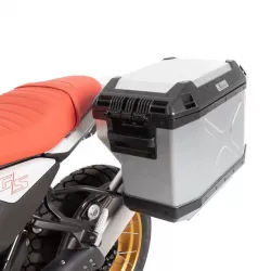 Set support latéraux et valises Xplorer Hepco&Becker BMW R 12 GS - argent