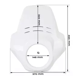 Unit Garage Fennel windscreen BMW R 12 GS - black