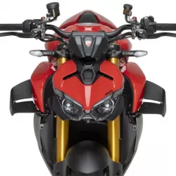 D12 side spoiler Puig Ducati Streetfighter V2 - black
