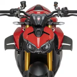 Ailerons D12 Puig Ducati Streetfighter V2 - effet carbone
