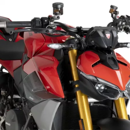 D12 side spoiler Puig Ducati Streetfighter V2 - carbon effect