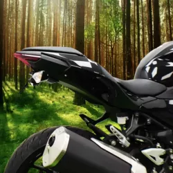 Evotech Performance plate bracket Kawasaki Z500 (2024+) picture 2