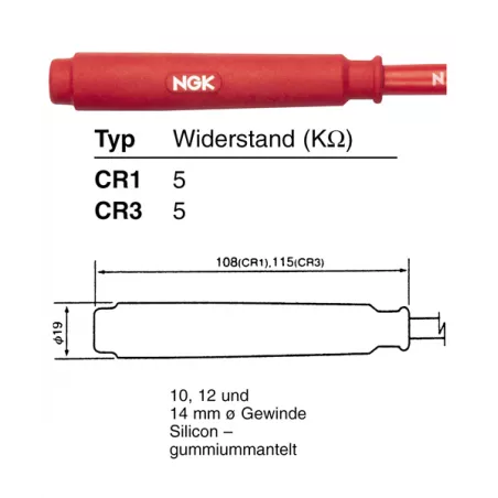 Câble Racing NGK CR1