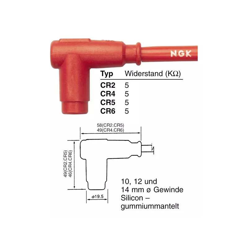 Câble Racing NGK CR2