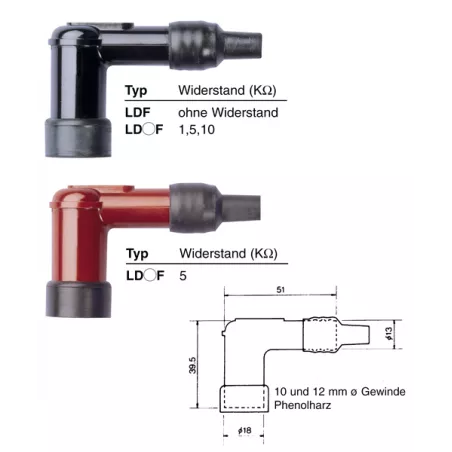 Capuchon antiparasite NGK LD05F
