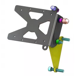 Support de plaque latéral Access Design Indian FTR 1200 100% R CARBON