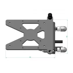 Support de plaque latéral Access Design Ducati Scrambler 800 Icon