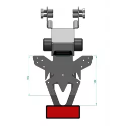 Support de plaque Access Design Yamaha MT-09 et SP