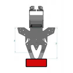 Support de plaque Access Design Kawasaki NINJA ZX-4R
