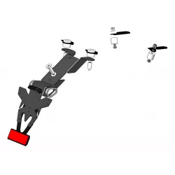 Support de plaque Access Design Yamaha XSR 700