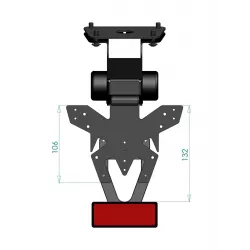 Support de plaque Access Design Yamaha XSR 900 GP