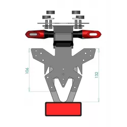 Support de plaque Access Design Suzuki GSX-8T