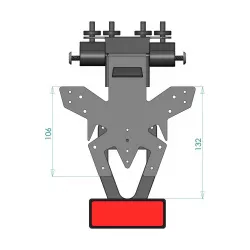 Support de plaque Access Design Triumph Speed Triple 1200 RX