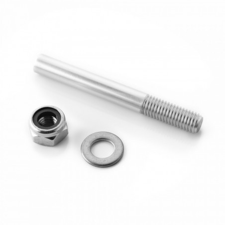 Kit de montage rétroviseur pour guidon BS010/BS011 - Anodisée argent Rizoma