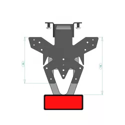 Support de plaque Access Design Triumph Speed Twin 1200