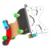 Support de plaque latéral Access Design BMW R1200 NINE T