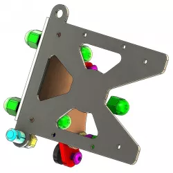 Support de plaque latéral Access Design BMW R1200 NINE T