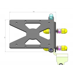 Support de plaque latéral Access Design Harley-Davidson Softail FXDR 114