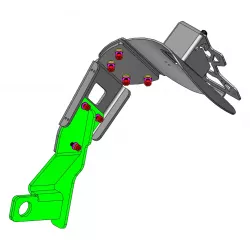 Support de plaque Access Design ras de roue Yamaha XJR 1300 Racer