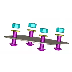 Support de plaque Access Design ras de roue Kawasaki Z650