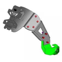 Support de plaque Access Design ras de roue Kawasaki Z650