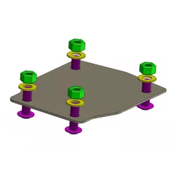 Support de plaque Access Design ras de roue Kawasaki Z900