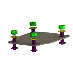 Support de plaque Access Design ras de roue Kawasaki Z H2