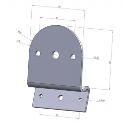 Support de feu stop pour Support de plaque latéral Access Design
