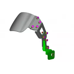 Bavette garde-boue arrière anti-saleté Kawasaki Z750