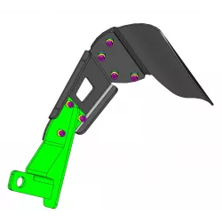 Bavette garde-boue arrière anti-saleté Triumph Street Triple 660