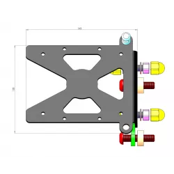 Support de plaque latéral Access Design Harley-Davidson FXFB FAT BOB 107
