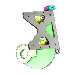 Support de plaque latéral Access Design Harley-Davidson FLSTFBS FAT BOY 110