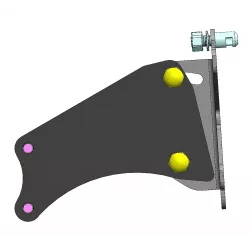 Support de plaque latéral Access Design BMW R18