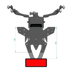 Support de plaque Access Design Indian FTR 1200 R CARBON