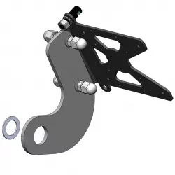 Support de plaque latéral Access Design Indian 1133 Scout Bobber