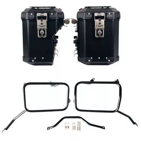 Paire de valises Atlas + cadres Unit Garage Triumph Scrambler 1200 X (2024+) - 48/41 litres image 1