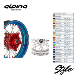 copy of Front wheel 4.25 x 18 Alpina Honda XL 750 Transalp and Africa Twin - Style Pack