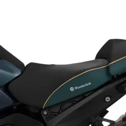 AKTIVKOMFORT Rider's Seat with Integrated Heater by Wunderlich for BMW R 1300 GS - high - gold-green picture 4