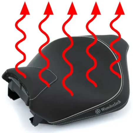AKTIVKOMFORT rider's seat with integrated heater Wunderlich BMW R 1300 RT - high - black picture 1