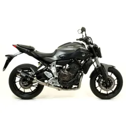 Silencieux homologué STREET THUNDER DARK Arrow Yamaha MT-07 / Tracer 700 - aluminium image 2