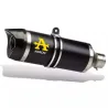 Silencieux homologué STREET THUNDER DARK Arrow Yamaha MT-07 / Tracer 700 - aluminium image 1