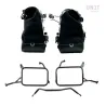 Set split leather panniers Cult Jet Black + frames Unit Garage Yamaha Ténéré 700 - 40/50 liters picture 2