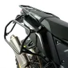Set split leather panniers Cult Jet Black + frames Unit Garage Yamaha Ténéré 700 - 40/50 liters picture 6