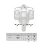 Paire de sacoches cuir fendu Cult Jet Black + cadres Unit Garage Yamaha Ténéré 700 - 40/50 litres image 7