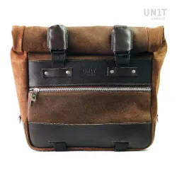 Set split leather panniers Cult Colorado Brown + frames Unit Garage Yamaha Ténéré 700 - 40/50 liters picture 3
