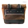 Paire de sacoches cuir fendu Cult Colorado Brown + cadres Unit Garage Yamaha Ténéré 700 - 40/50 litres image 3