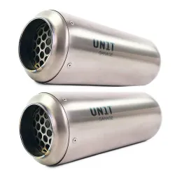 Unit Garage exhaust Triumph Scrambler 1200 (2019-2023) - silver picture 8