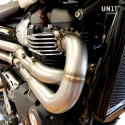Collecteur décatalysé Unit Garage Triumph Scrambler 1200 (2019-2023) - acier inoxydable image 2